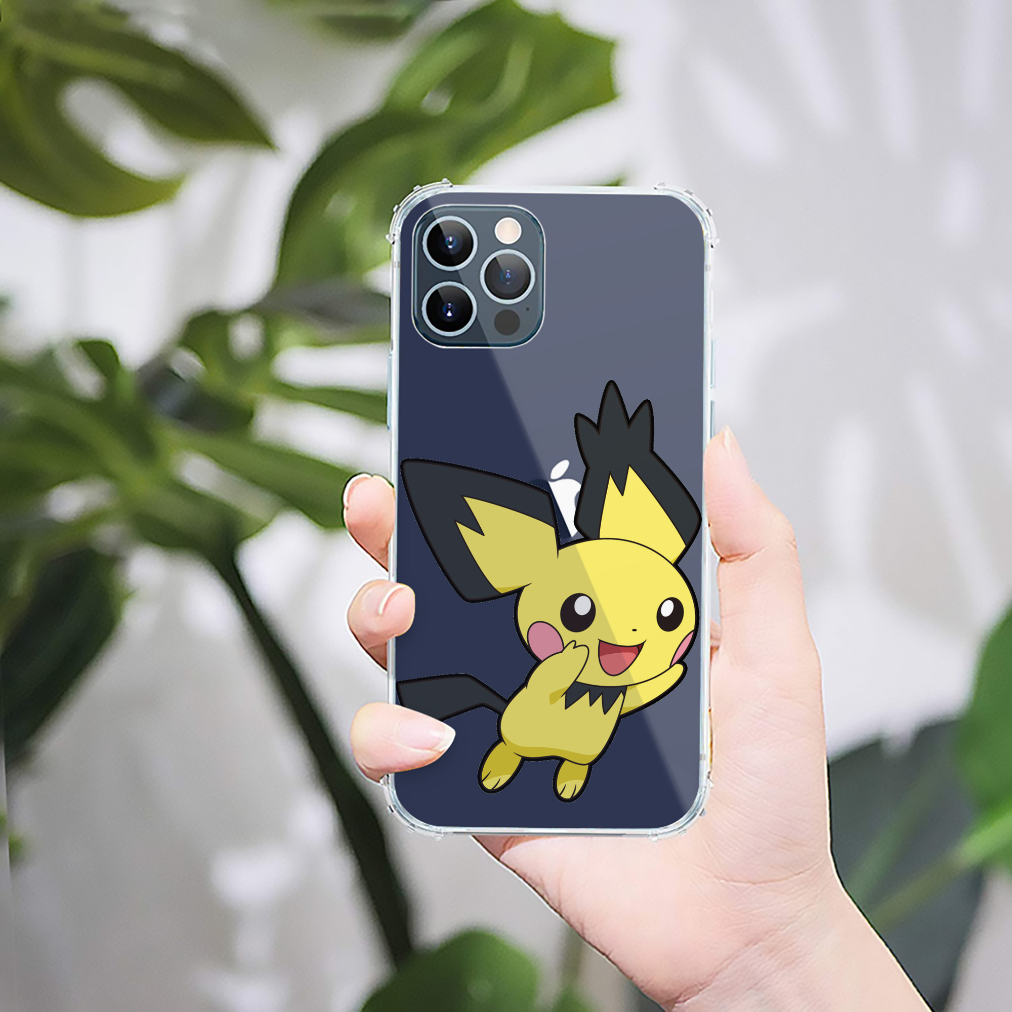 （画像用） ポケットモンスター Pokémon 【iPhone 12シリーズ対応】透明スマホケース（クリアソフトケース）